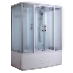 Душевой бокс Timo Standart T-6650 Silver Fabric 150x88